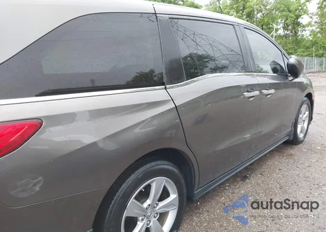2018 Honda Odyssey Ex-L из США, поврежденный, VIN 5FNRL6H70JB105837